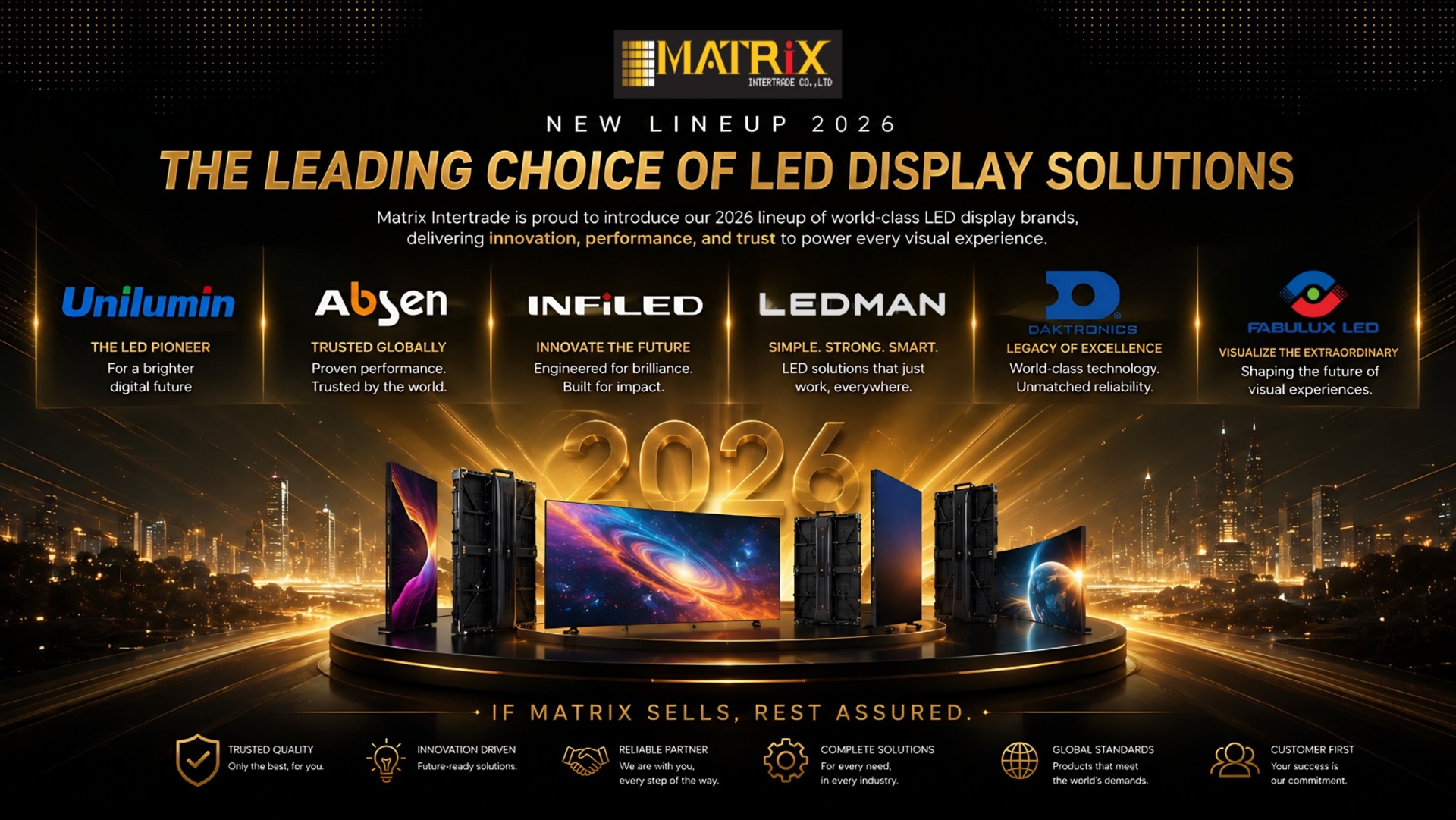 Matrix Intertrade New Lineup 2026 — The Leading Choice of LED Display Solutions